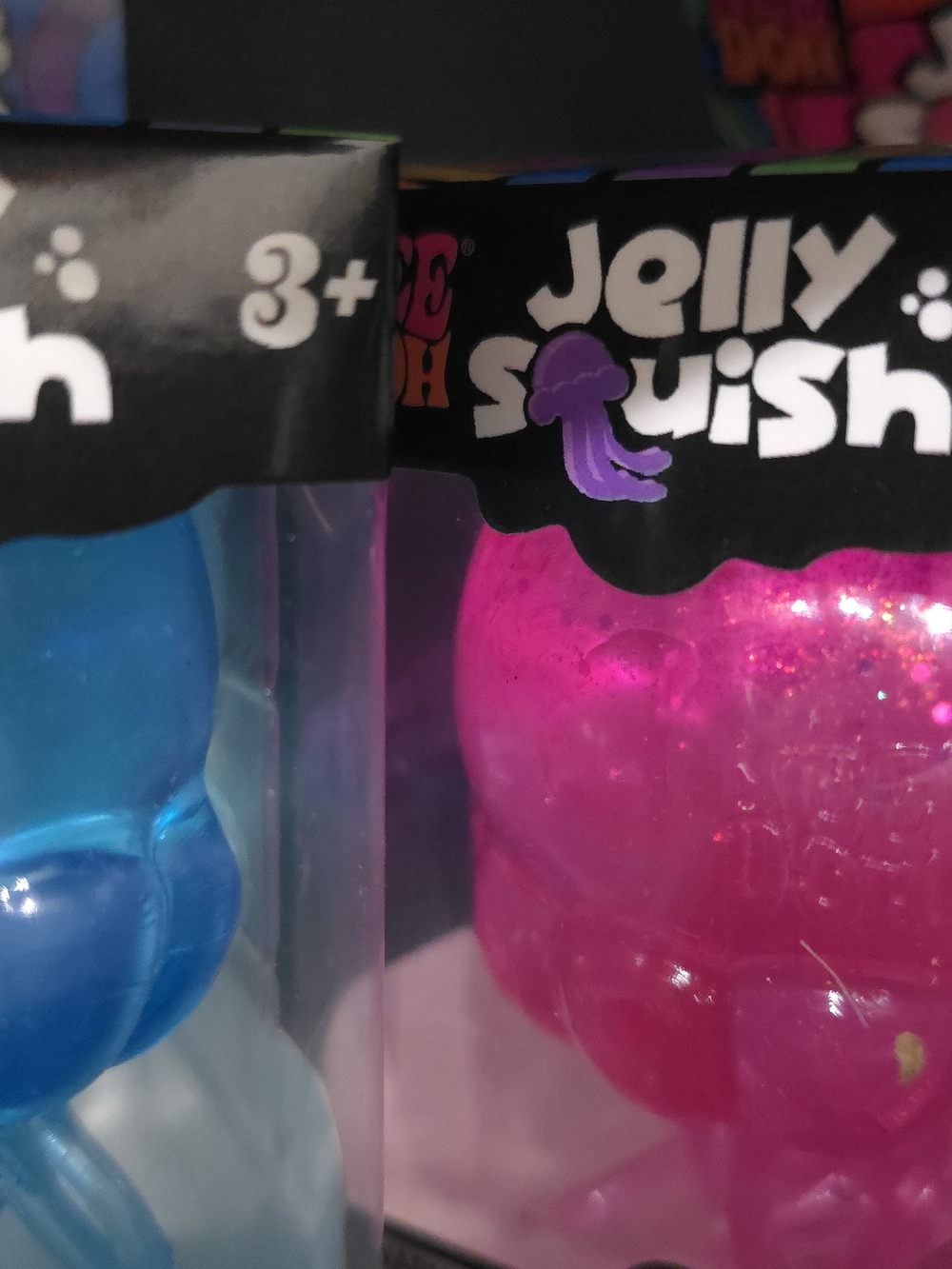 Jelly Squish Kids Toy - Blue & Pink - Picture 3 of 4
